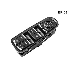 Конзола с хромирани копчета с много функции за Porsche Panamera Macan - BPr03